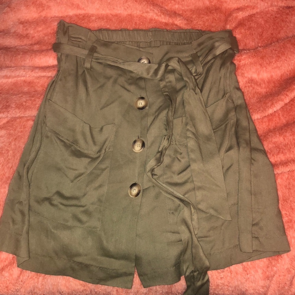 Army green skort